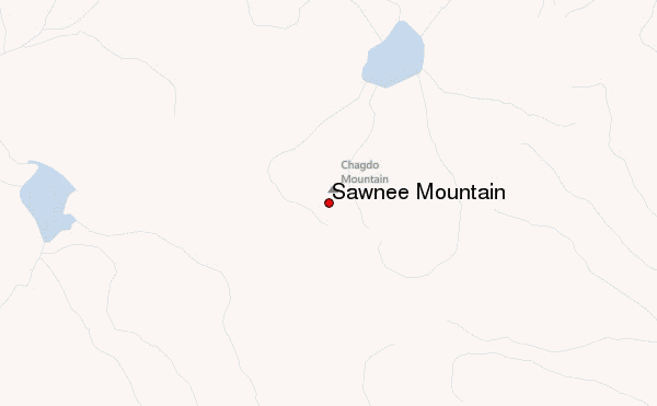 Sawnee Mountain Location Map