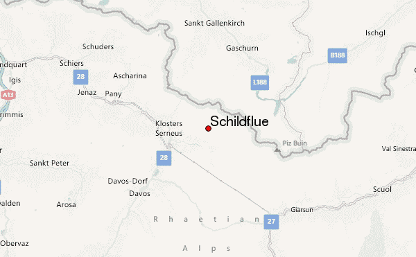 Schildflue Location Map