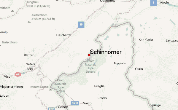 Schinhörner Location Map