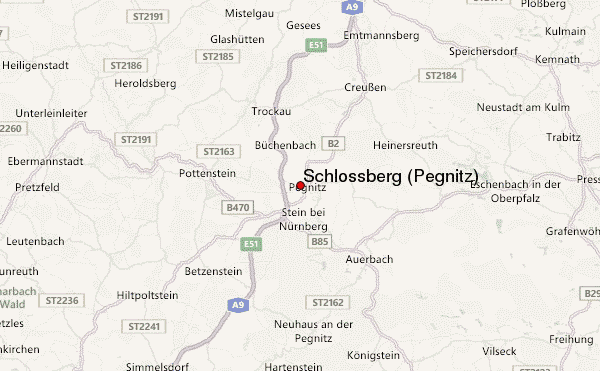 Schloßberg (Pegnitz) Location Map