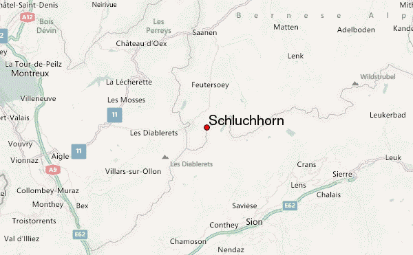 Schluchhorn Location Map