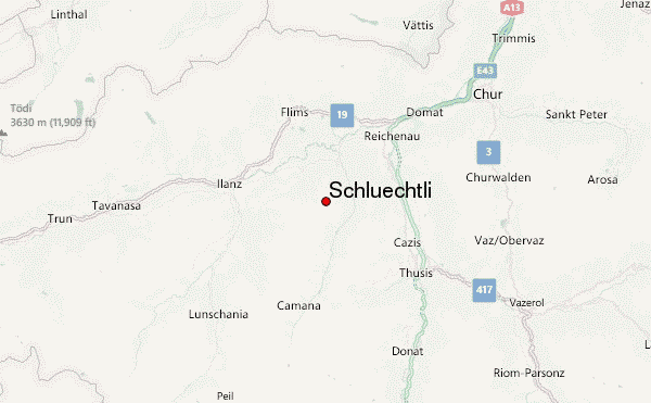 Schlüechtli Location Map