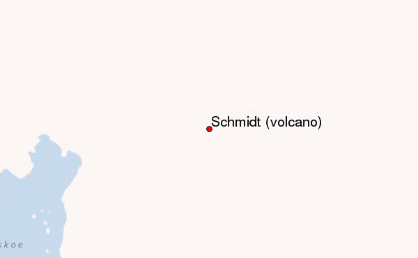 Schmidt (volcano) Location Map