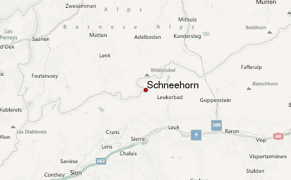 Schneehorn Location Map