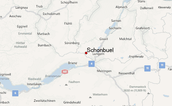 Schönbüel Location Map