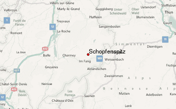 Schopfenspitz Location Map