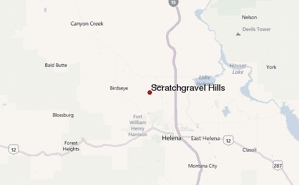 Scratchgravel Hills Location Map