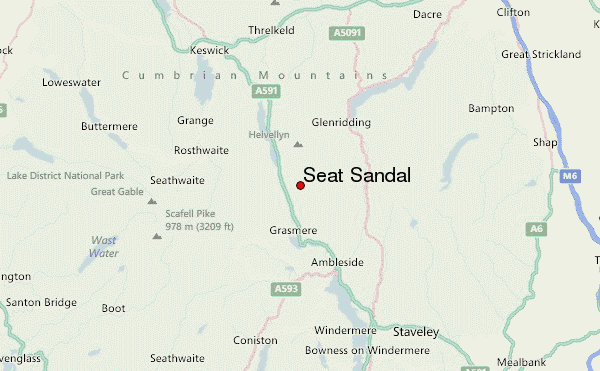 Seat Sandal Location Map
