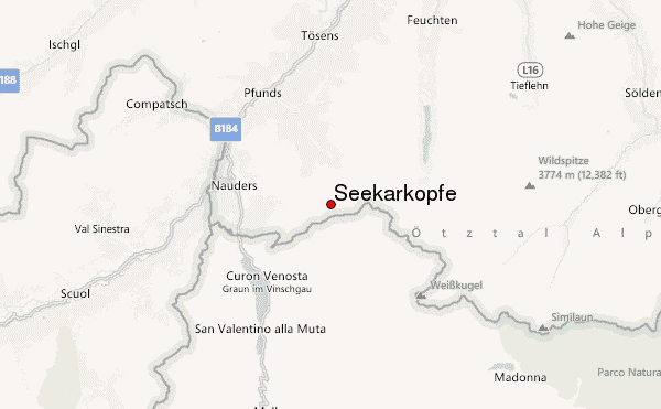 Seekarköpfe Location Map