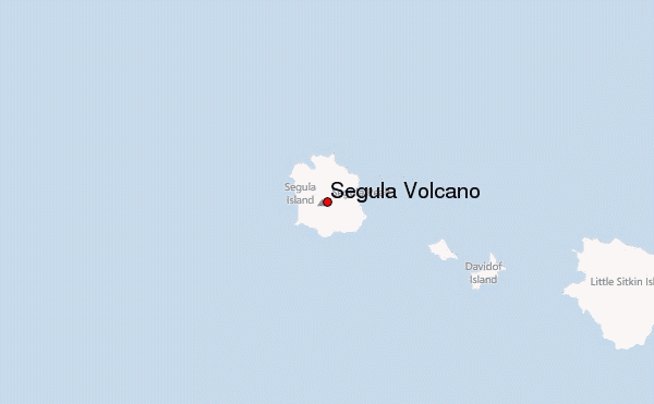 Segula Volcano Location Map