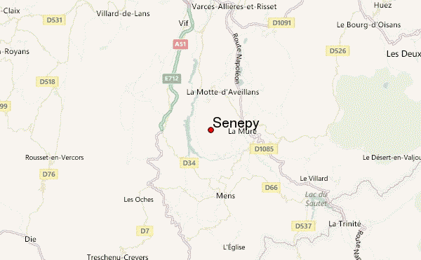 Sénépy Location Map