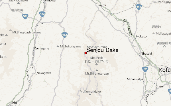 Senjou Dake Location Map