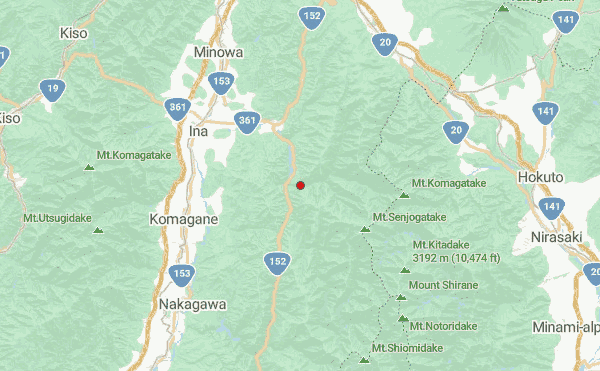 仙流荘 Location Map