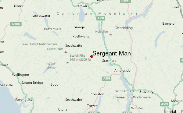 Sergeant Man Location Map