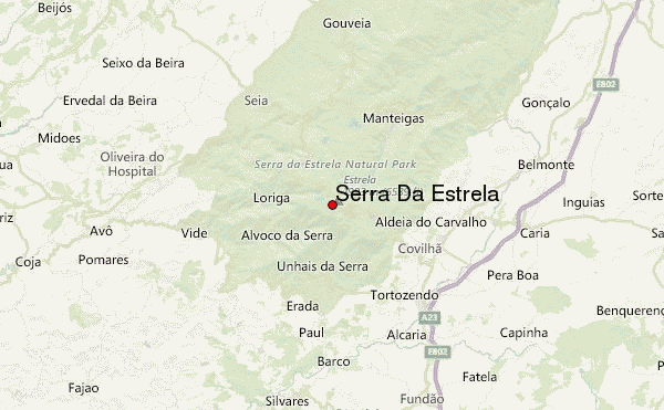 Serra Da Estrela Location Map