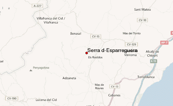 Serra d'Esparreguera Location Map