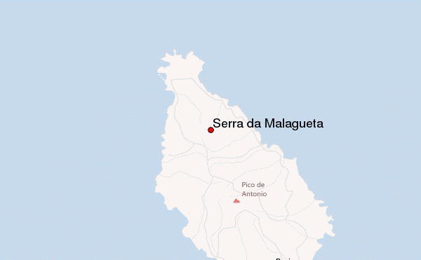 Serra da Malagueta Location Map