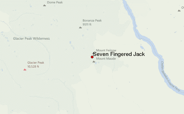 Seven Fingered Jack Location Map