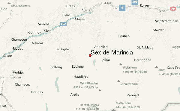 Sex de Marinda Location Map