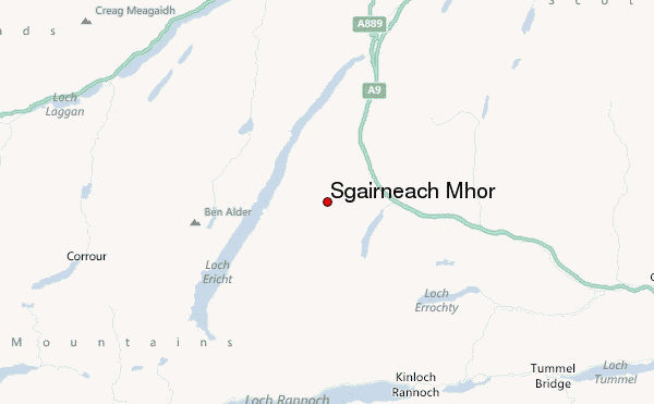Sgairneach Mhòr Location Map