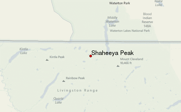 Shaheeya Peak Location Map