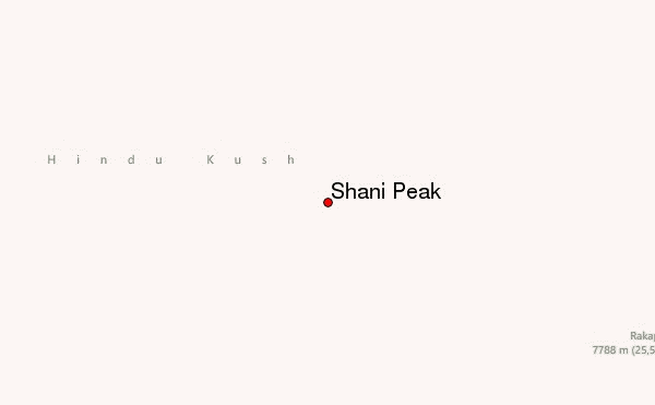 Shani Peak Location Map