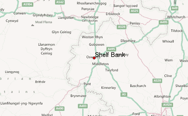 Shelf Bank Location Map
