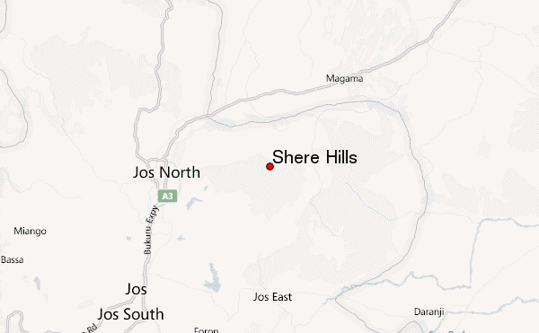 Shere Hills Location Map
