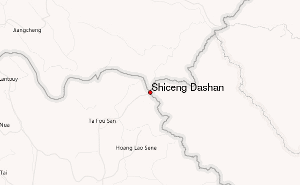 Shiceng Dashan Location Map