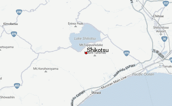Shikotsu Location Map