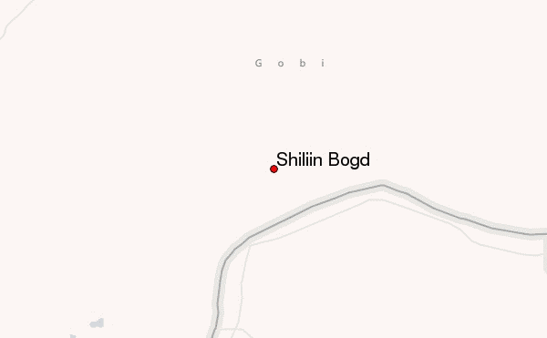 Shiliin Bogd Location Map
