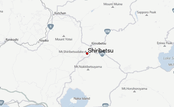 Shiribetsu Location Map