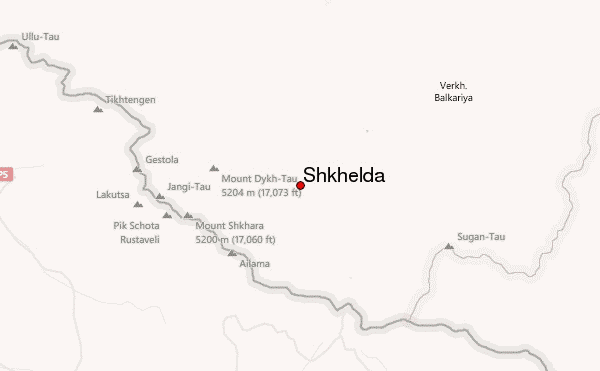 Shkhelda Location Map