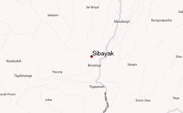 Sibayak Location Map