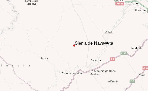 Peña de las Armas Location Map