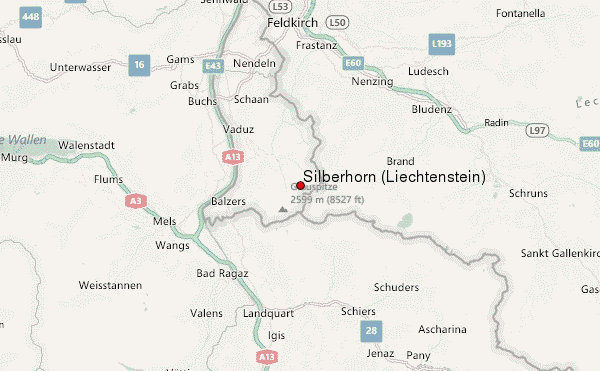 Silberhorn (Liechtenstein) Location Map