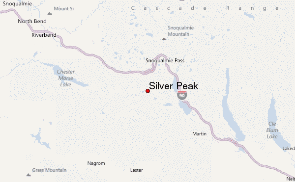 Silver Peak Location Map