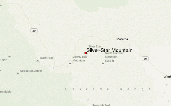Silver Star Mountain Location Map