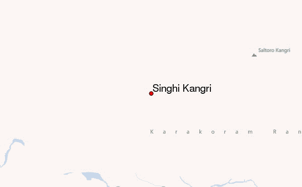 Singhi Kangri Location Map