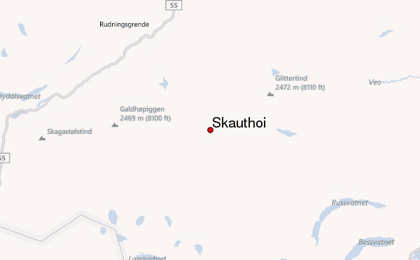 Skauthøi Location Map