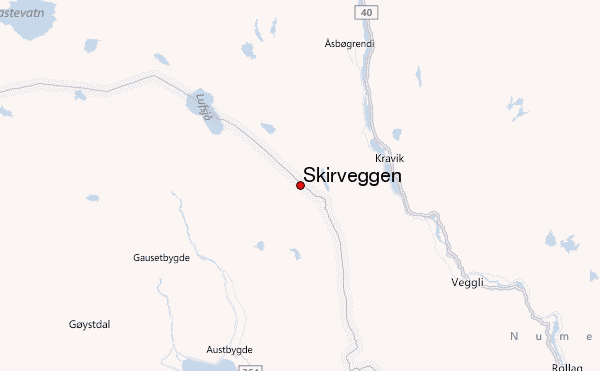 Skirveggen Location Map