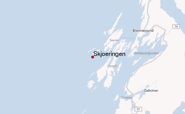 Skjæringen Location Map