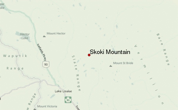Skoki Mountain Location Map