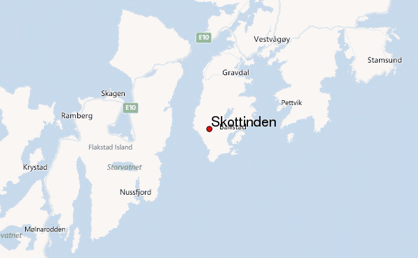 Skottinden Location Map