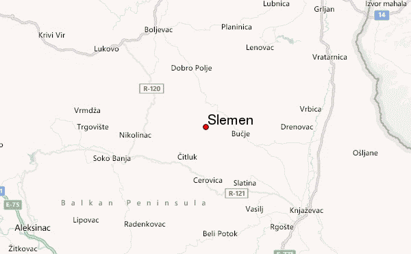 Slemen Location Map