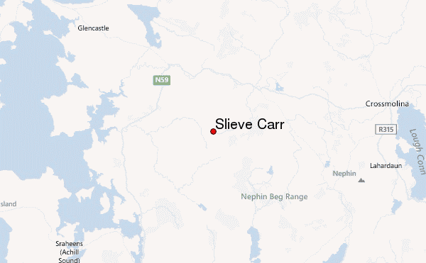 Slieve Carr Location Map
