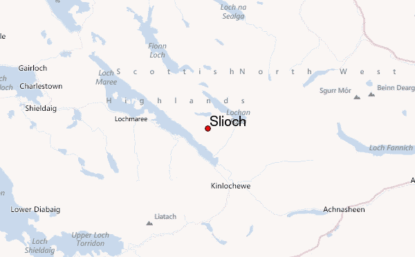 Slioch Location Map