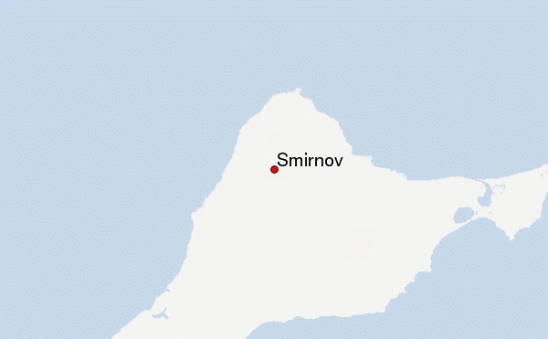 Smirnov Location Map