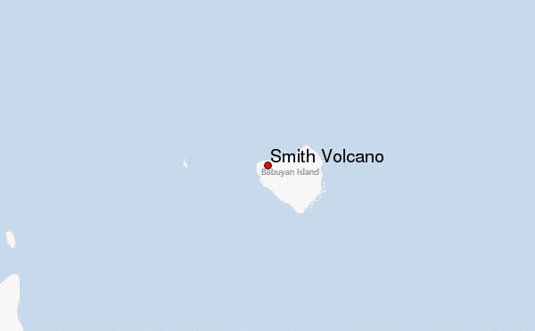 Smith Volcano Location Map