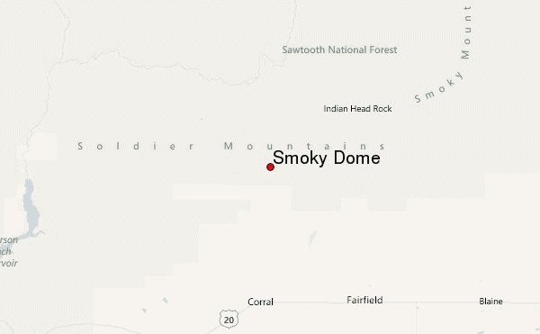 Smoky Dome Location Map